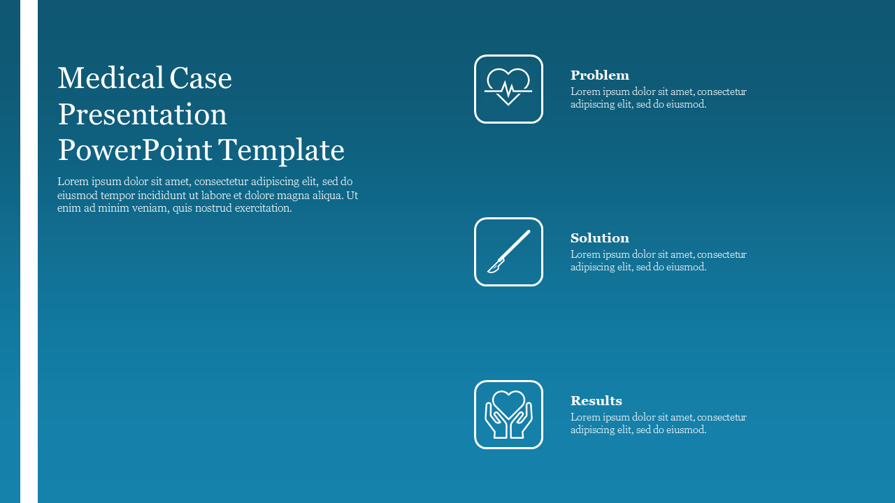 Free - Best Medical Case Presentation PowerPoint Template